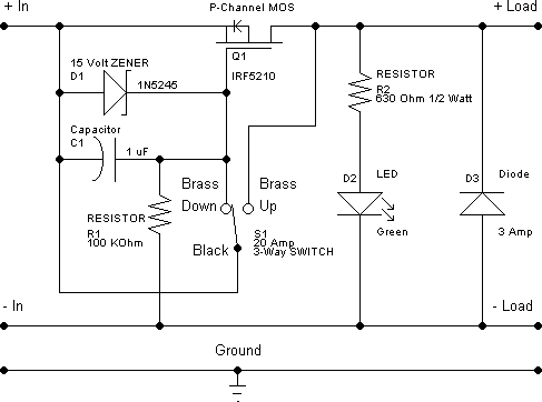 DC Power Switch Schematic