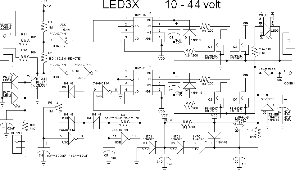 LED3X c schematic