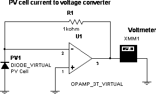 PV Current to Voltage